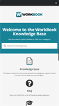 Mobile Screenshot of help.workbook.net